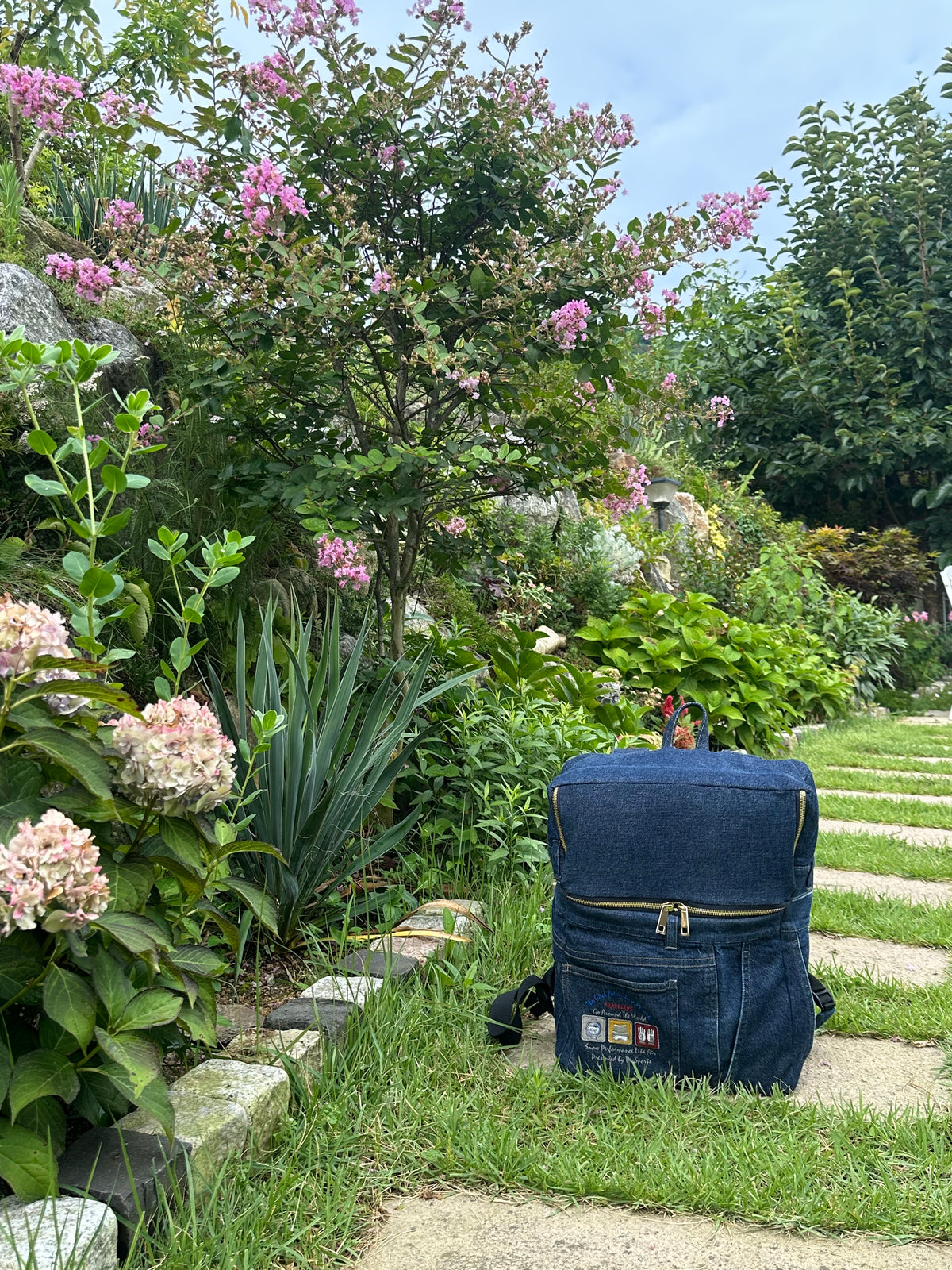 Cheong Ba-G Denim Backpack - Unisex / Cheong Ba-G 데님 백팩 [남녀공용]