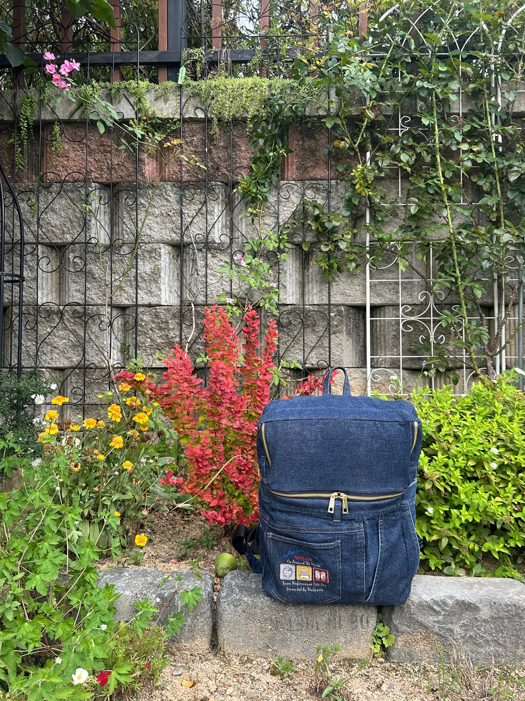 Cheong Ba-G Denim Backpack - Unisex / Cheong Ba-G 데님 백팩 [남녀공용]