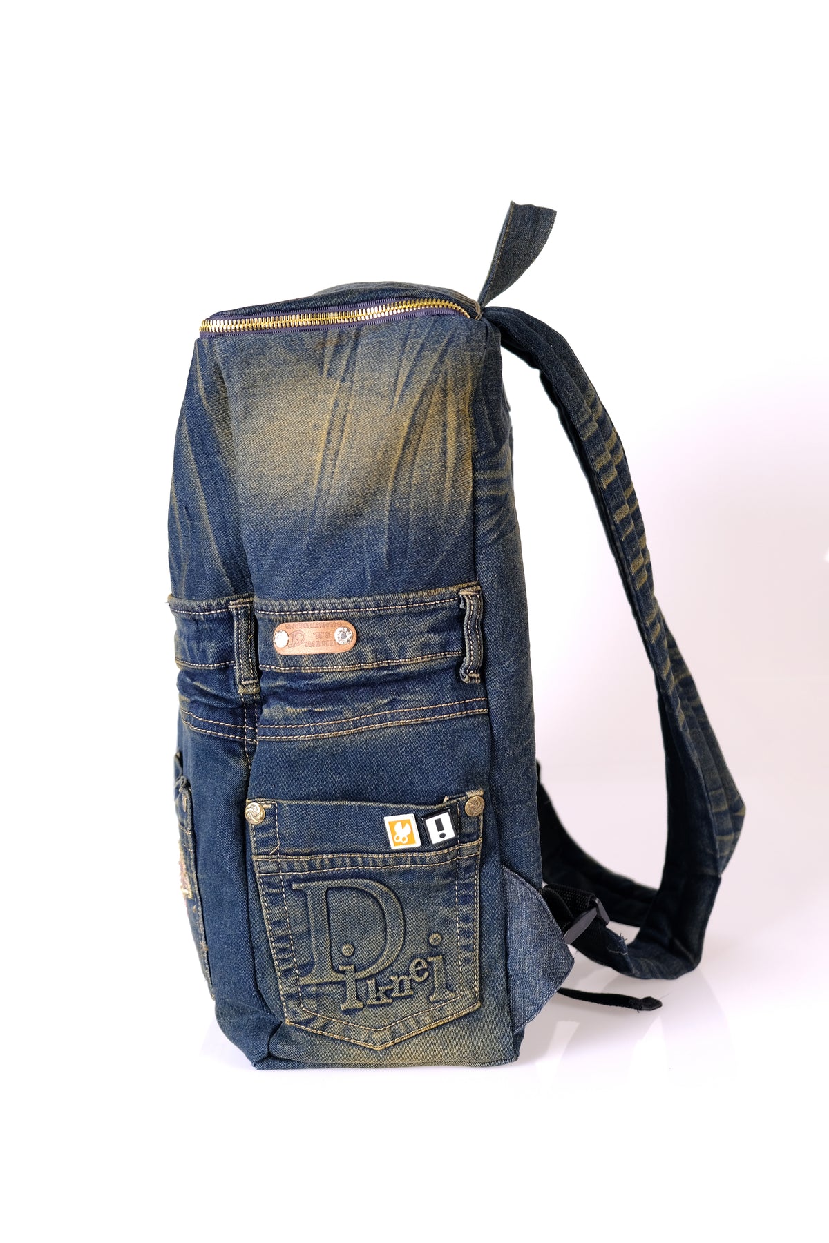 Zealand Upcycled Denim Backpack