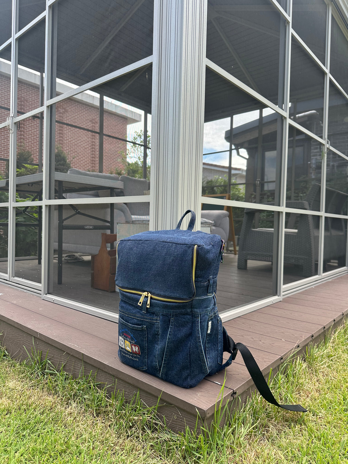 Cheong Ba-G Denim Backpack - Unisex / Cheong Ba-G 데님 백팩 [남녀공용]