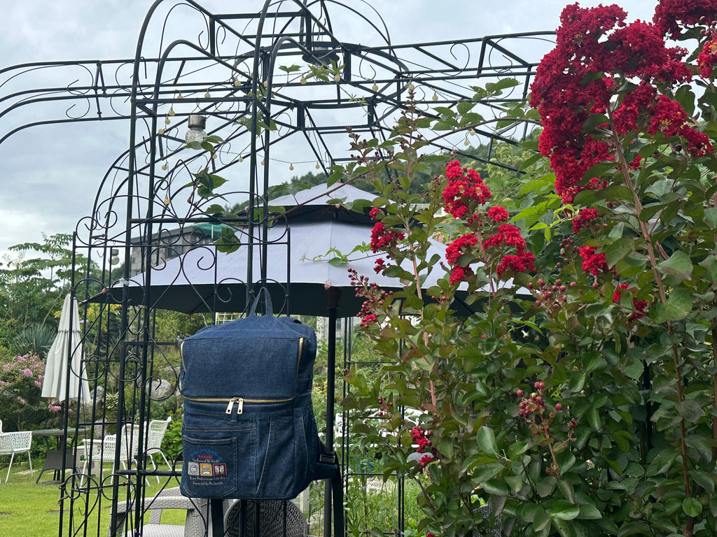Cheong Ba-G Denim Backpack - Unisex / Cheong Ba-G 데님 백팩 [남녀공용]