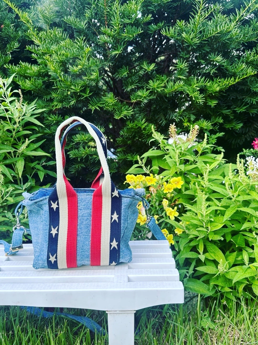 Hand-Grip Mini Denim Tote Bag 핸드그립 미니 업사이클 데님 토트백