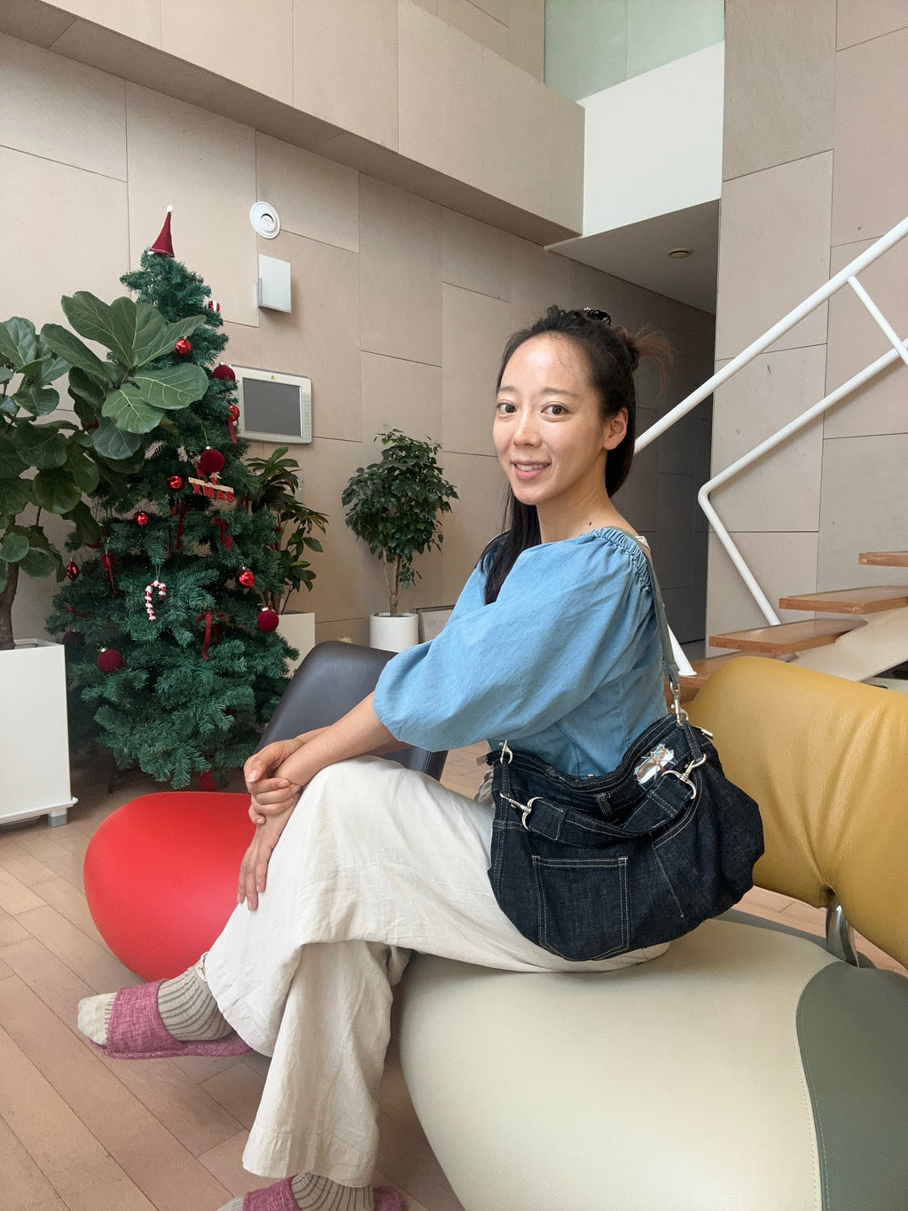 Upcycled Denim Handbag 업사이클 데님 손가방