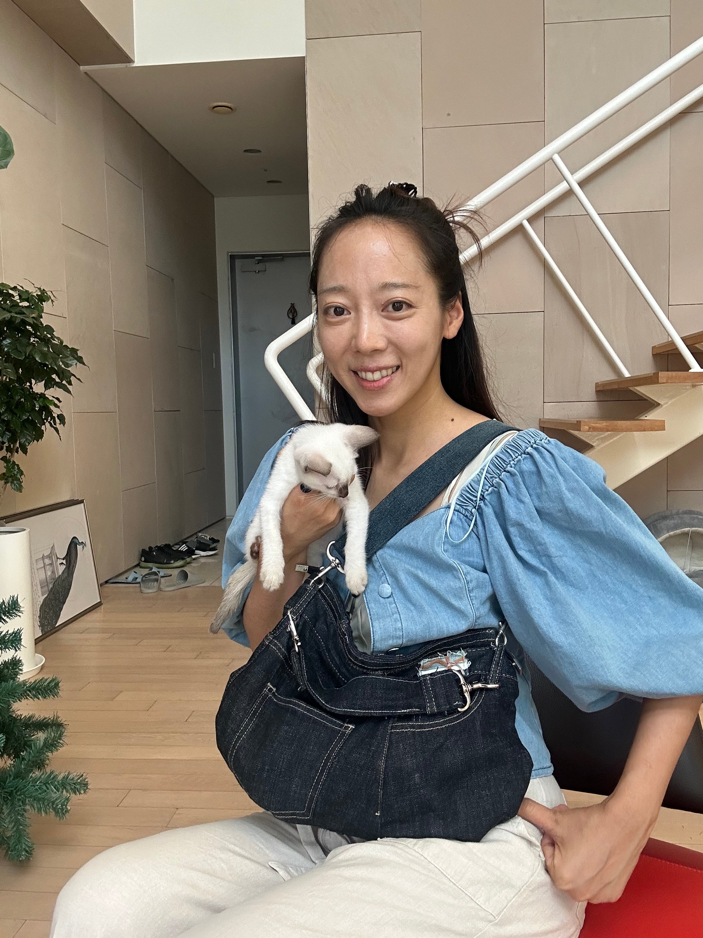 Upcycled Denim Handbag 업사이클 데님 손가방
