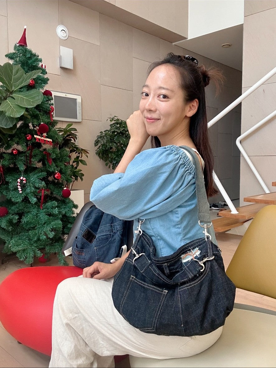 Upcycled Denim Handbag 업사이클 데님 손가방