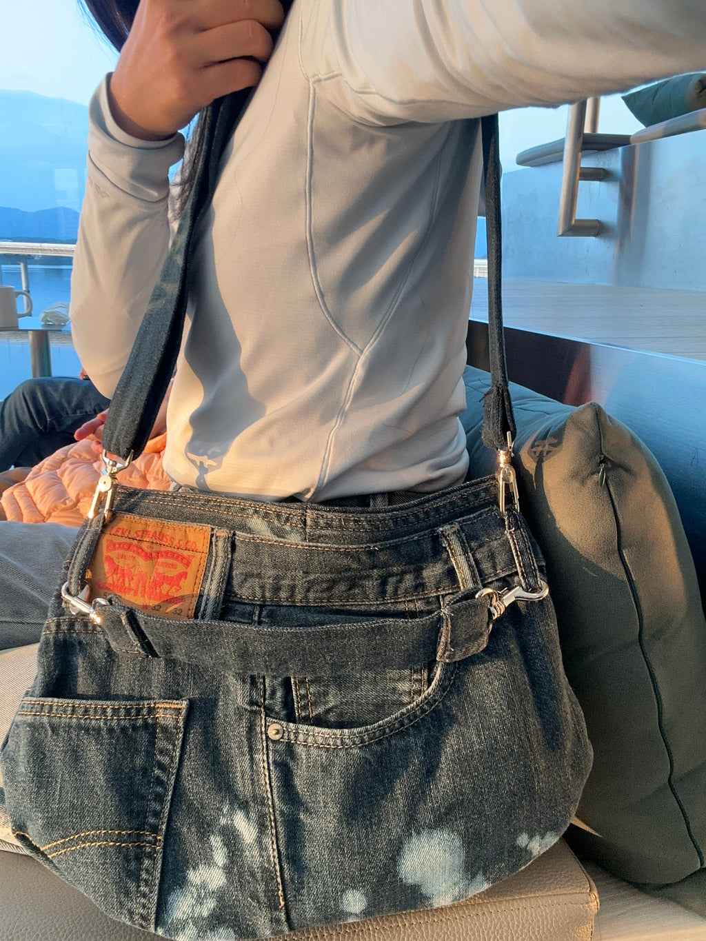 Upcycled Denim Handbag 업사이클 데님 손가방