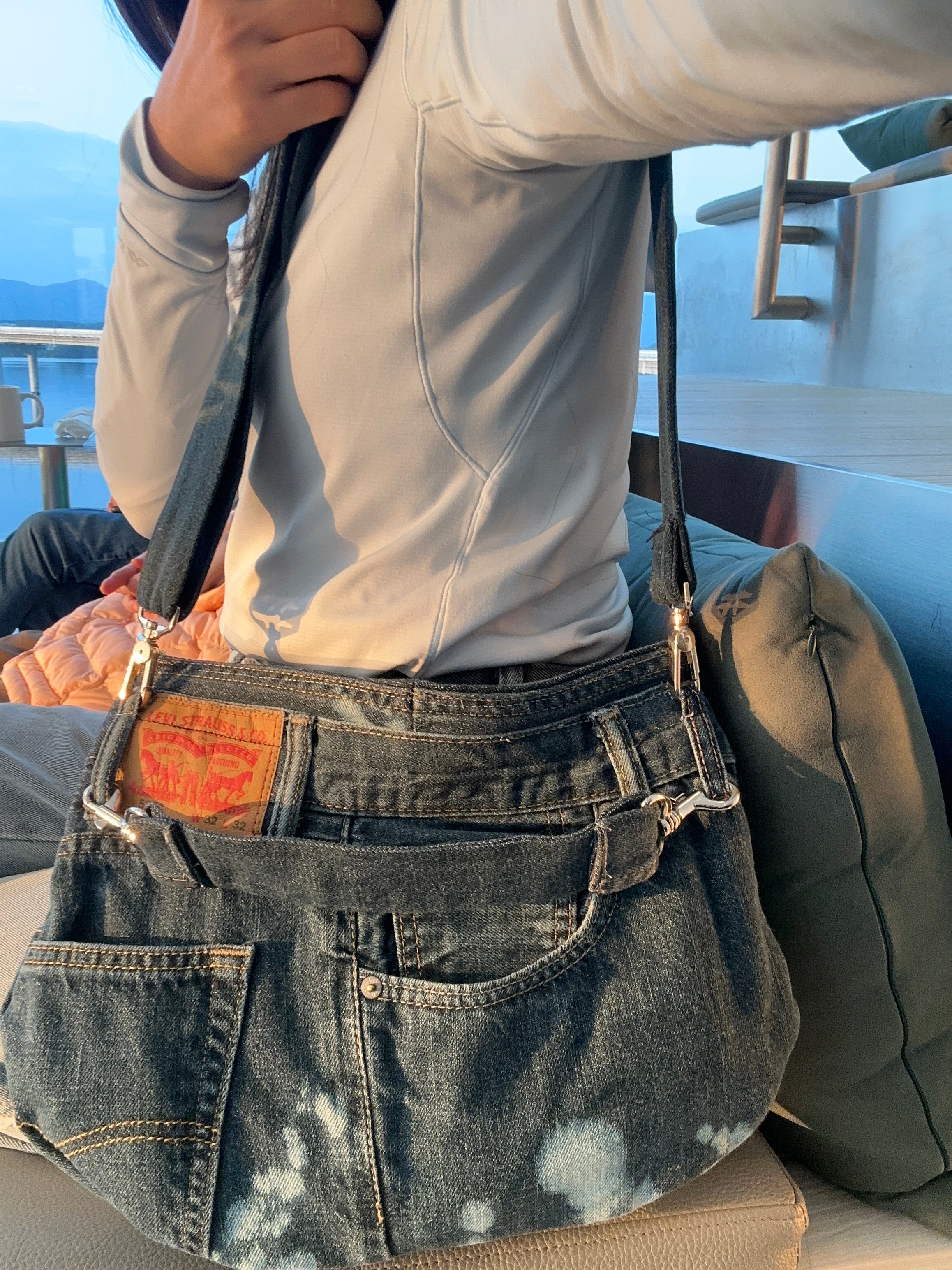 Upcycled Denim Handbag 업사이클 데님 손가방