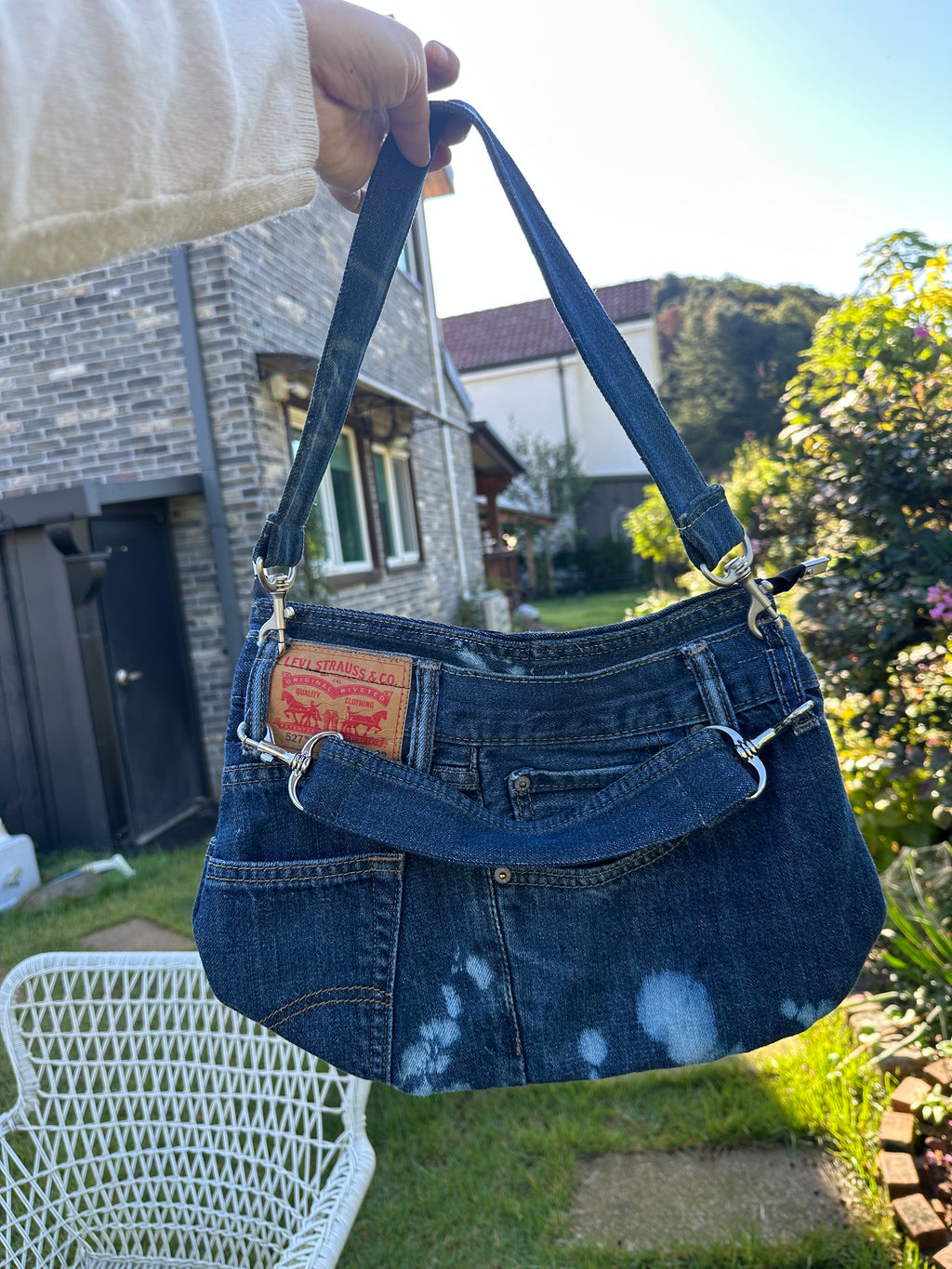 Upcycled Denim Handbag 업사이클 데님 손가방