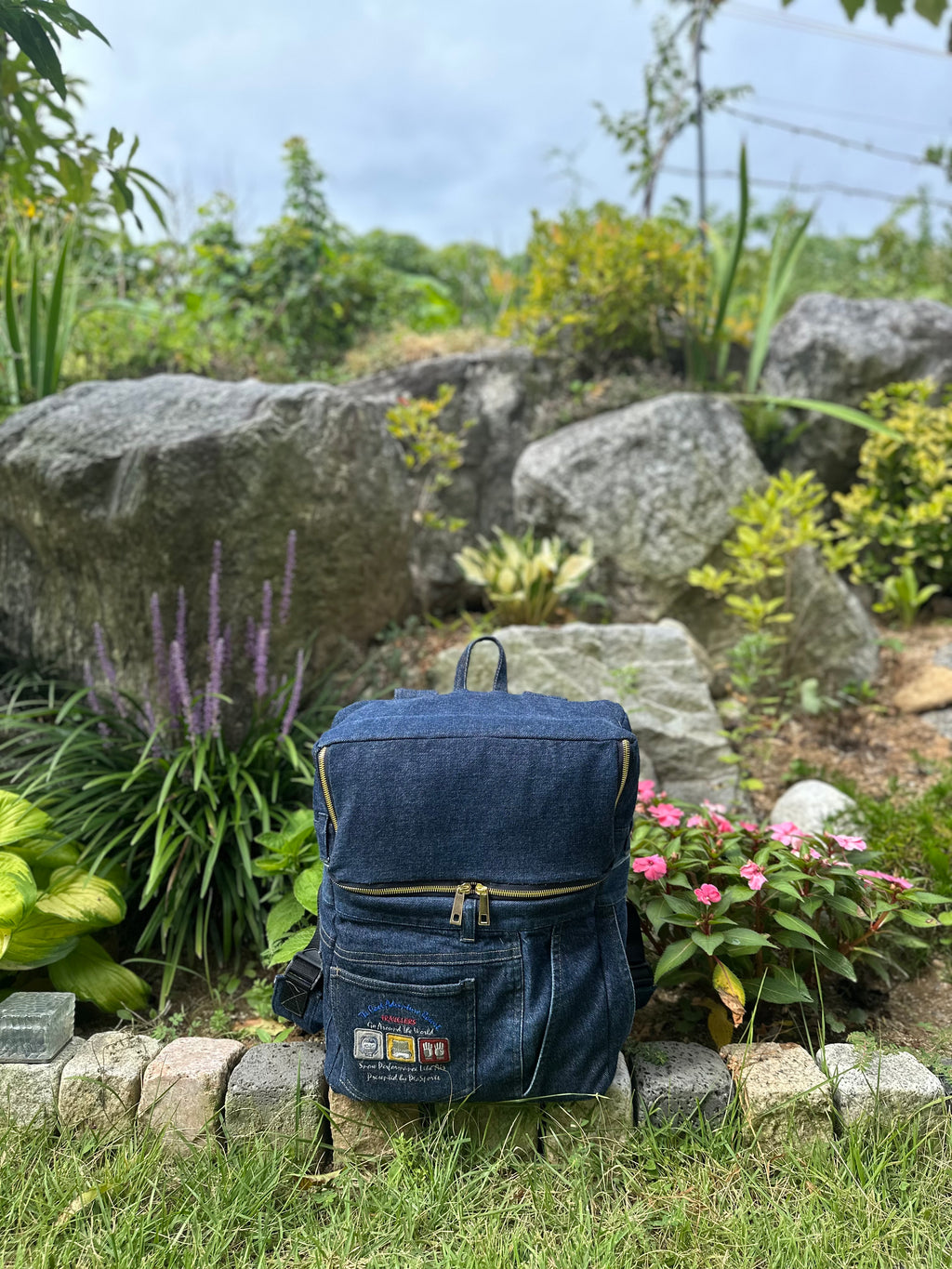 Cheong Ba-G Denim Backpack - Unisex / Cheong Ba-G 데님 백팩 [남녀공용]