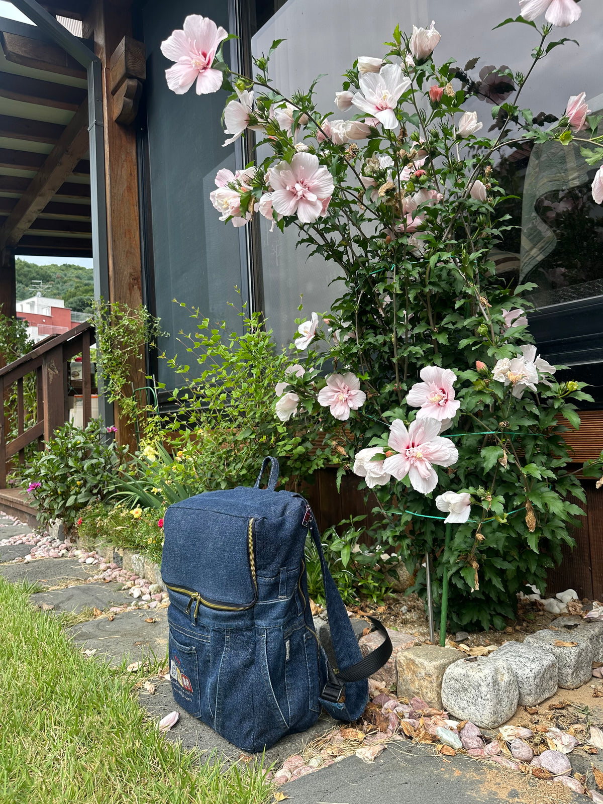 Cheong Ba-G Denim Backpack - Unisex / Cheong Ba-G 데님 백팩 [남녀공용]