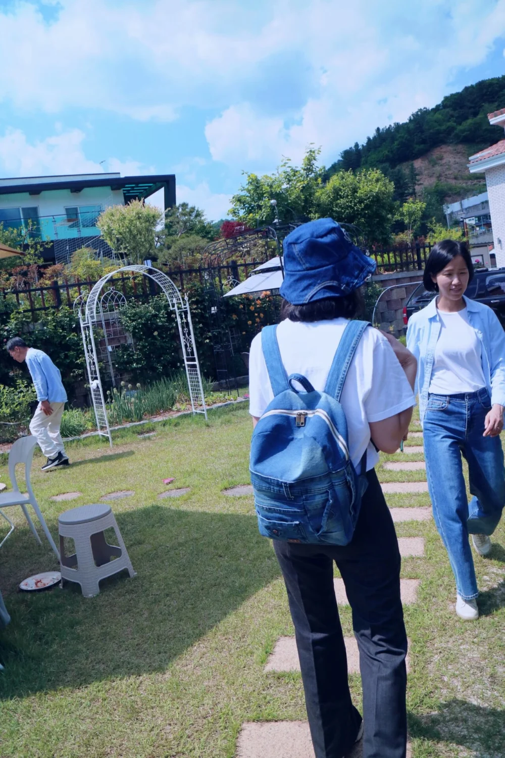 Friendy Denim Backpack - 프랜디 데님 백팩 - S - Image 10